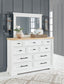 Ashbryn California King Panel Storage Bed with Mirrored Dresser and Chest