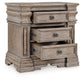Blairhurst Queen Panel Bed with Mirrored Dresser, Chest and Nightstand