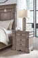 Blairhurst Queen Panel Bed with Mirrored Dresser, Chest and Nightstand