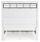 Ashbryn Queen Panel Storage Bed with Mirrored Dresser and Chest
