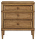 Sharlance Queen Upholstered Panel Bed with Mirrored Dresser and Nightstand