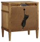 Sharlance King Upholstered Panel Bed with Mirrored Dresser and Nightstand