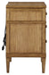 Sharlance King Upholstered Panel Bed with Mirrored Dresser and Nightstand