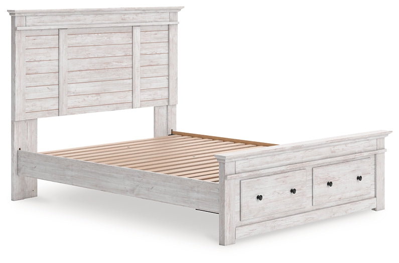 Makidern Queen Panel Storage Bed
