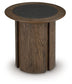 Dontayne Round End Table