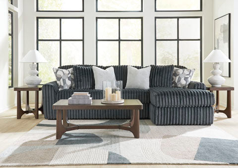 Midnight-Madness 2-Piece Sectional Sofa Chaise