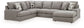Lindon 3-Piece Sectional with Chaise
