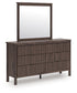 Pamytta King Panel Platform Bed, Dresser, Mirror, Chest and Nightstand
