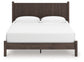 Pamytta King Panel Platform Bed, Dresser and Mirror