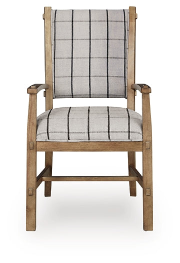 Ridgester Dining UPH Arm Chair (2/CN)