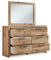 Hyanna King Panel Headboard, Dresser, Mirror, Chest and Nightstand