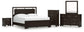 Covetown King Panel Bed, Dresser, Mirror, Chest and Nightstand
