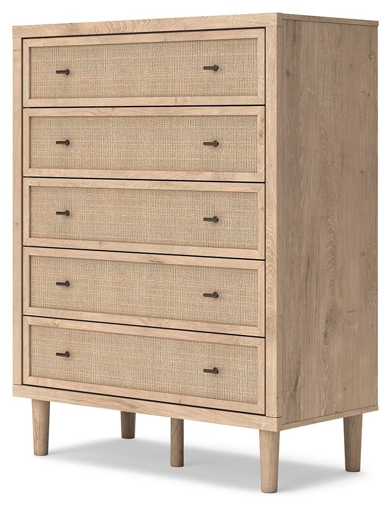 Cielden King Panel Headboard, Dresser, Mirror, Chest and Nightstand