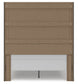 Parlayon Queen Panel Storage Bed, Dresser, Mirror and Nightstand