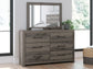 Urbanoore Full Panel Bed, Dresser, Mirror, Chest and Nightstand