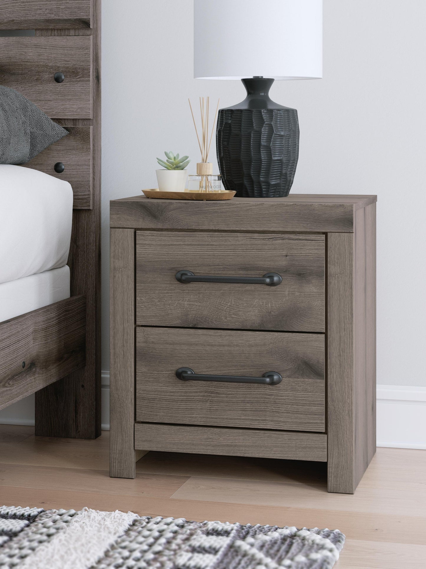 Urbanoore Twin Panel Bed with Storage, Dresser, Mirror, Chest and Nightstand
