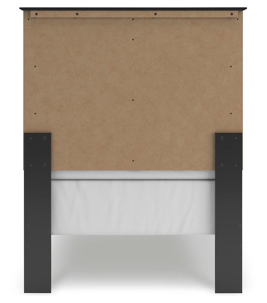 Maribel Twin Panel Bed, Dresser and Mirror
