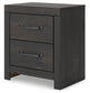 Delmorta Full Panel Bed, Dresser, Mirror, Chest and Nightstand