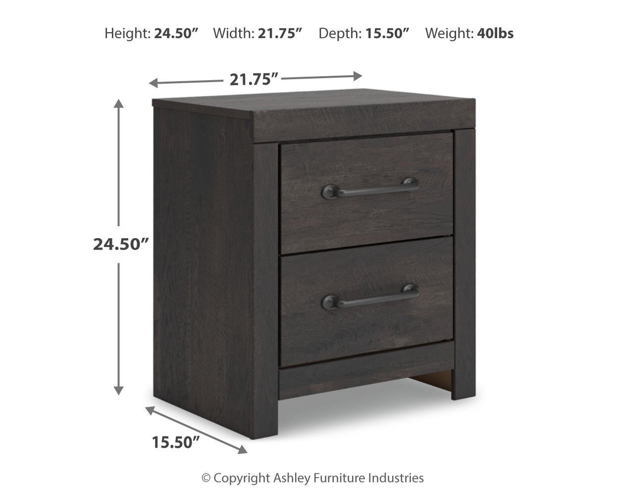 Delmorta Full Panel Bed, Dresser, Mirror, Chest and Nightstand