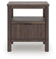Cadmori Twin Upholstered Panel Platform Bed, Dresser, Mirror, Chest and Nightstand