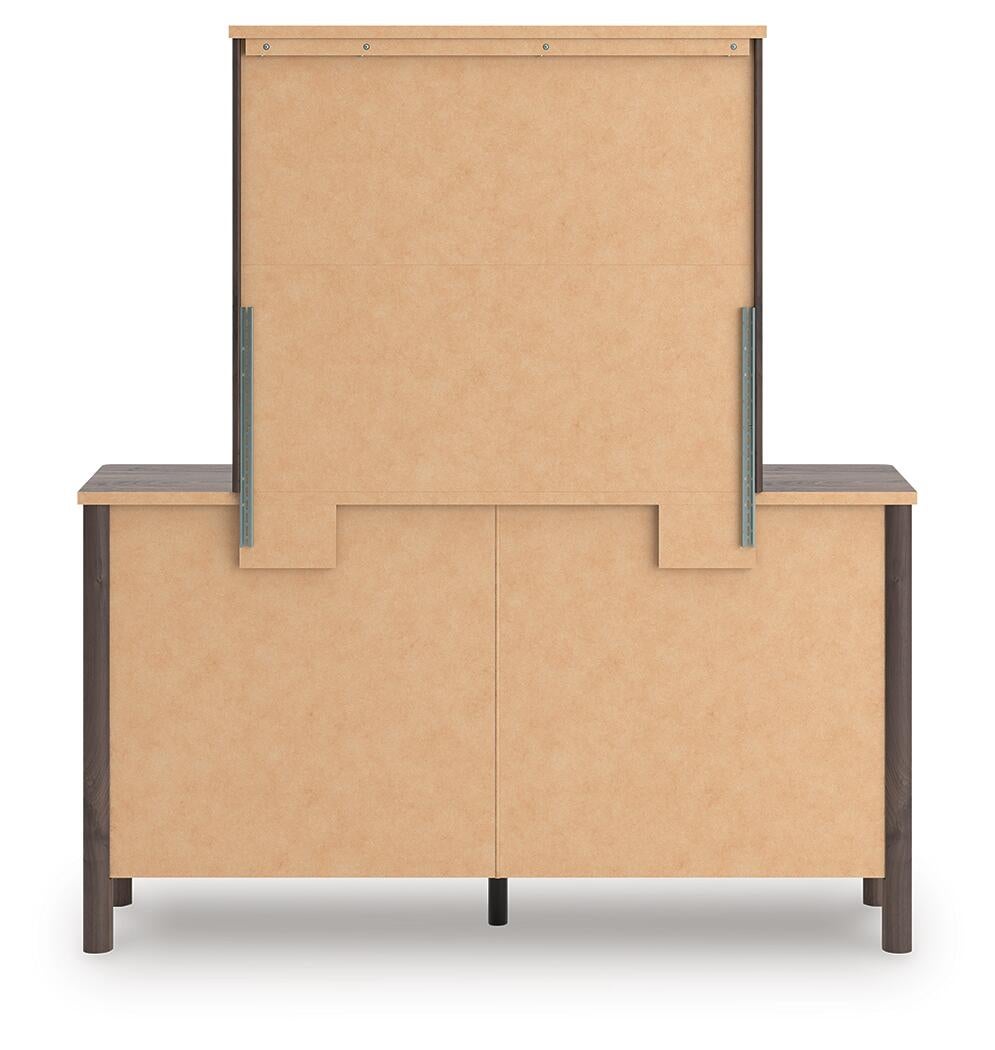 Cadmori Full Panel Platform Bed, Dresser and Mirror