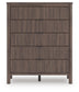 Cadmori Twin Panel Platform Bed, Dresser, Mirror, Chest and Nightstand