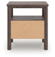 Cadmori Queen Upholstered Panel Bed, Dresser, Mirror and Nightstand