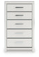 Birmonton King Upholstered Panel Bed, Dresser, Mirror, Chest and Nightstand