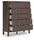 Cadmori Queen Panel Platform Bed, Dresser, Mirror, Chest and Nightstand