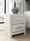 Birmonton Queen Upholstered Panel Platform Bed, Dresser, Mirror and Nightstand