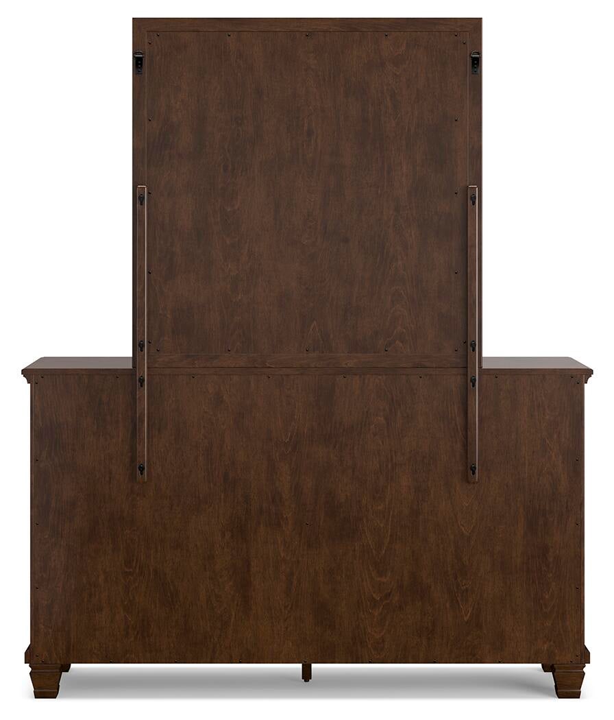 Danabrin Twin Panel Storage Bed, Dresser, Mirror and Nightstand