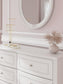 Maylilly Twin Upholstered Panel Storage Bed, Dresser, Mirror and Nightstand