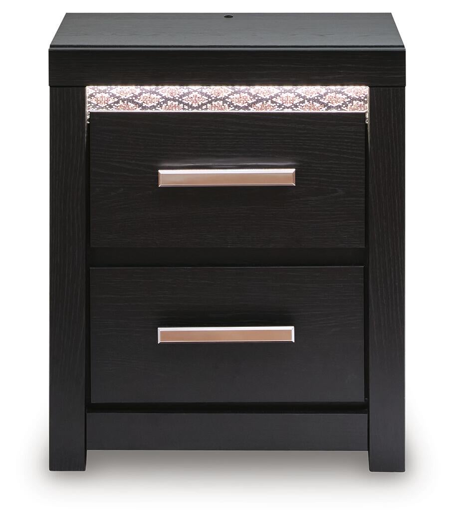 Shoralli Two Drawer Night Stand