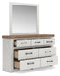 Savonport King Panel Storage Bed, Dresser and Mirror