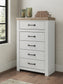 Savonport King Panel Bed with Storage, Dresser, Mirror, Chest and Nightstand
