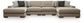 Linenhause 4-Piece Double Chaise Sectional