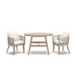 Ivory Vine Chairs w/CUSH/Table Set (3/CN)