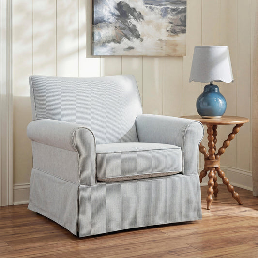 Searcy Swivel Glider Accent Chair