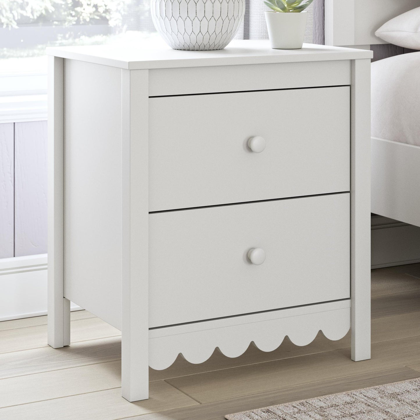 Hallityn Two Drawer Night Stand
