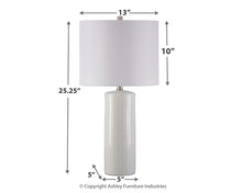Load image into Gallery viewer, Steuben Ceramic Table Lamp (2/CN)
