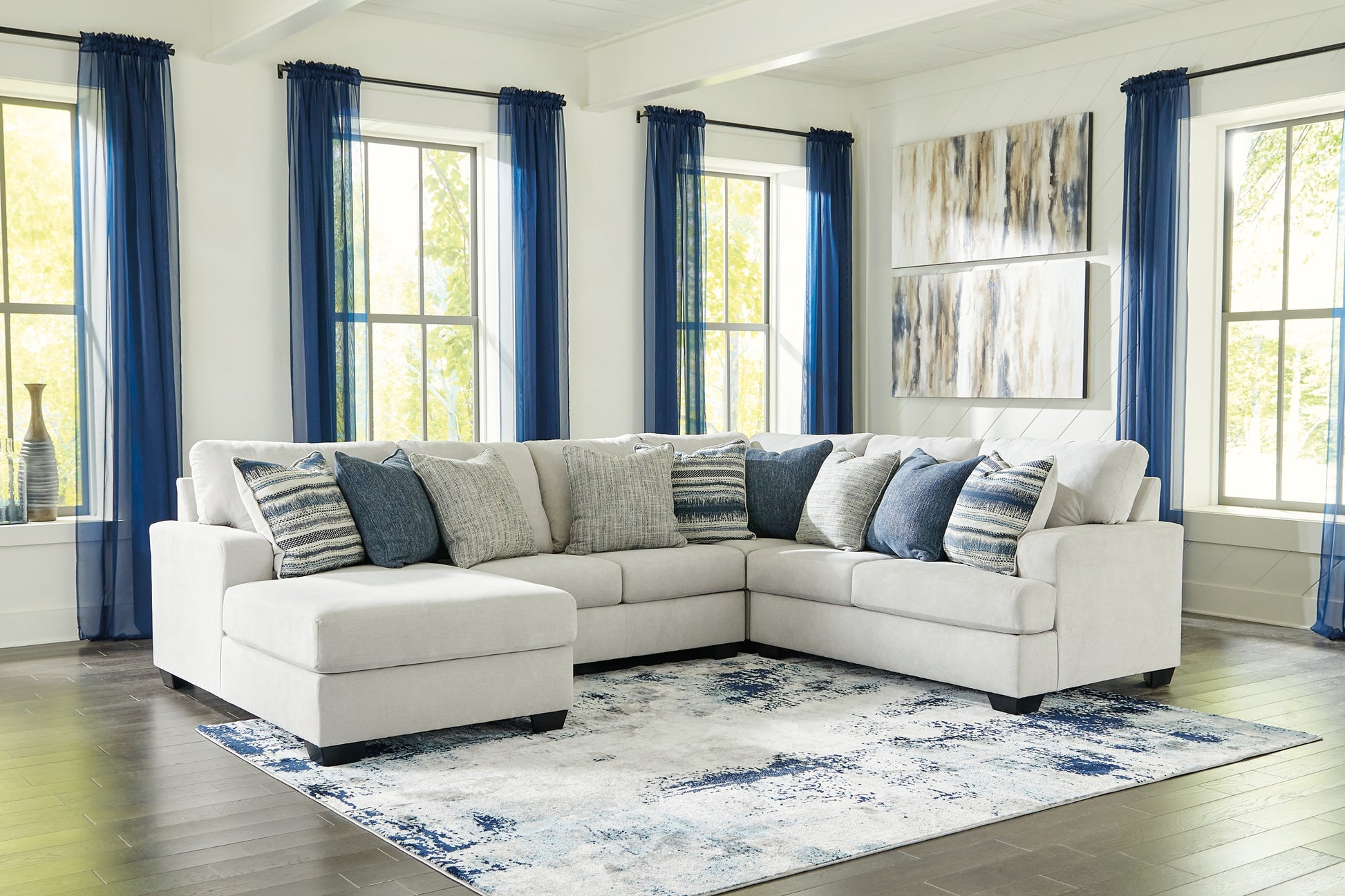 4pc sectional with chaise store