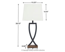 Load image into Gallery viewer, Makara Metal Table Lamp (2/CN)
