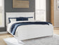 Fortman King Panel Bed with Mirrored Dresser and Chest