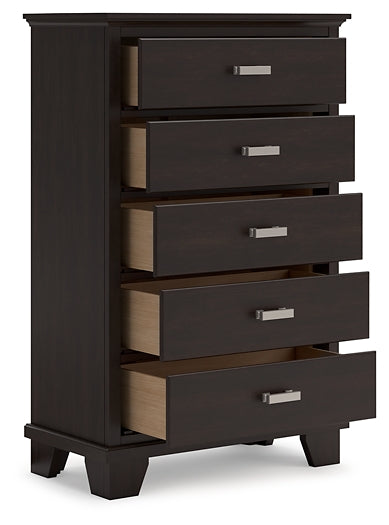 Covetown Five Drawer Chest